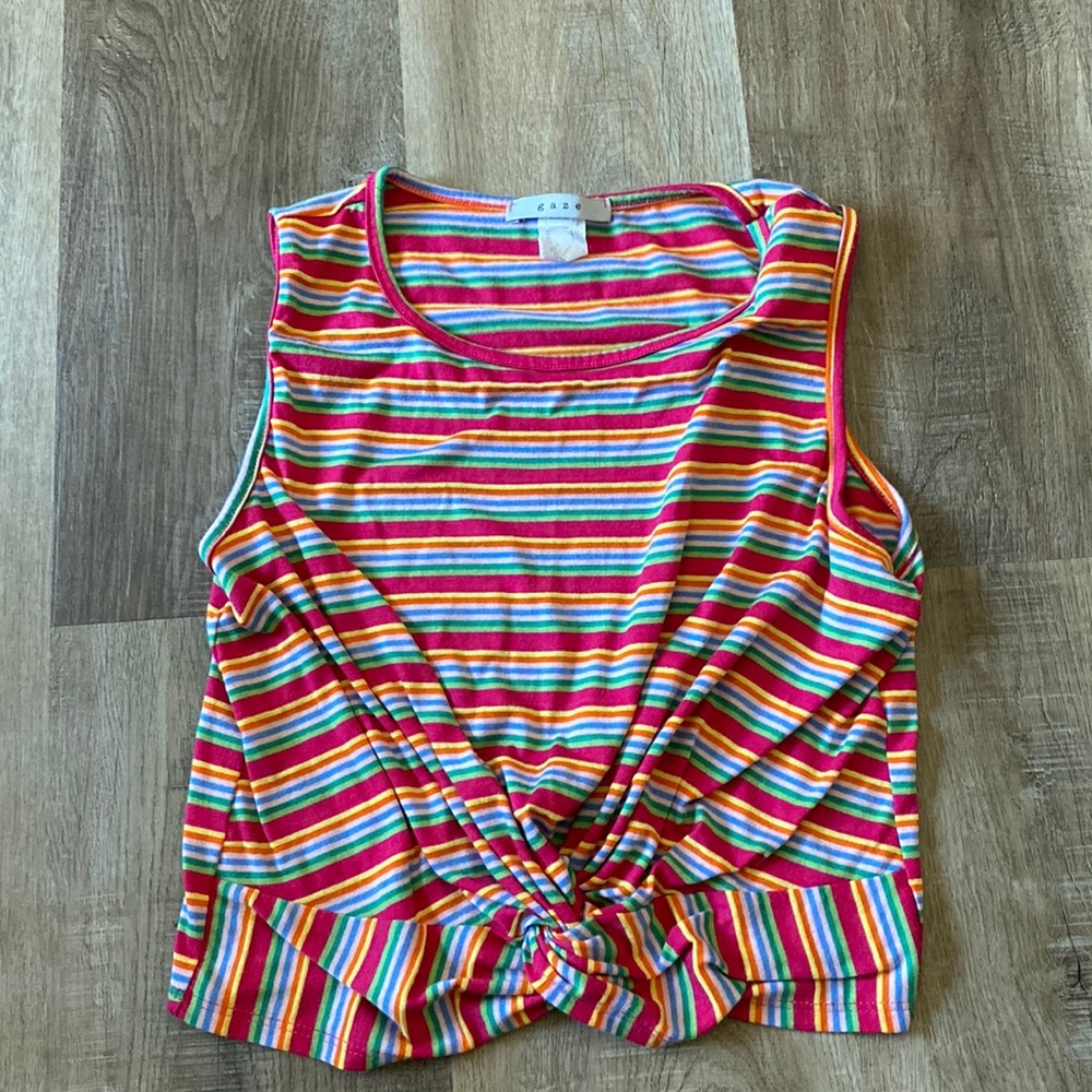 striped tank top